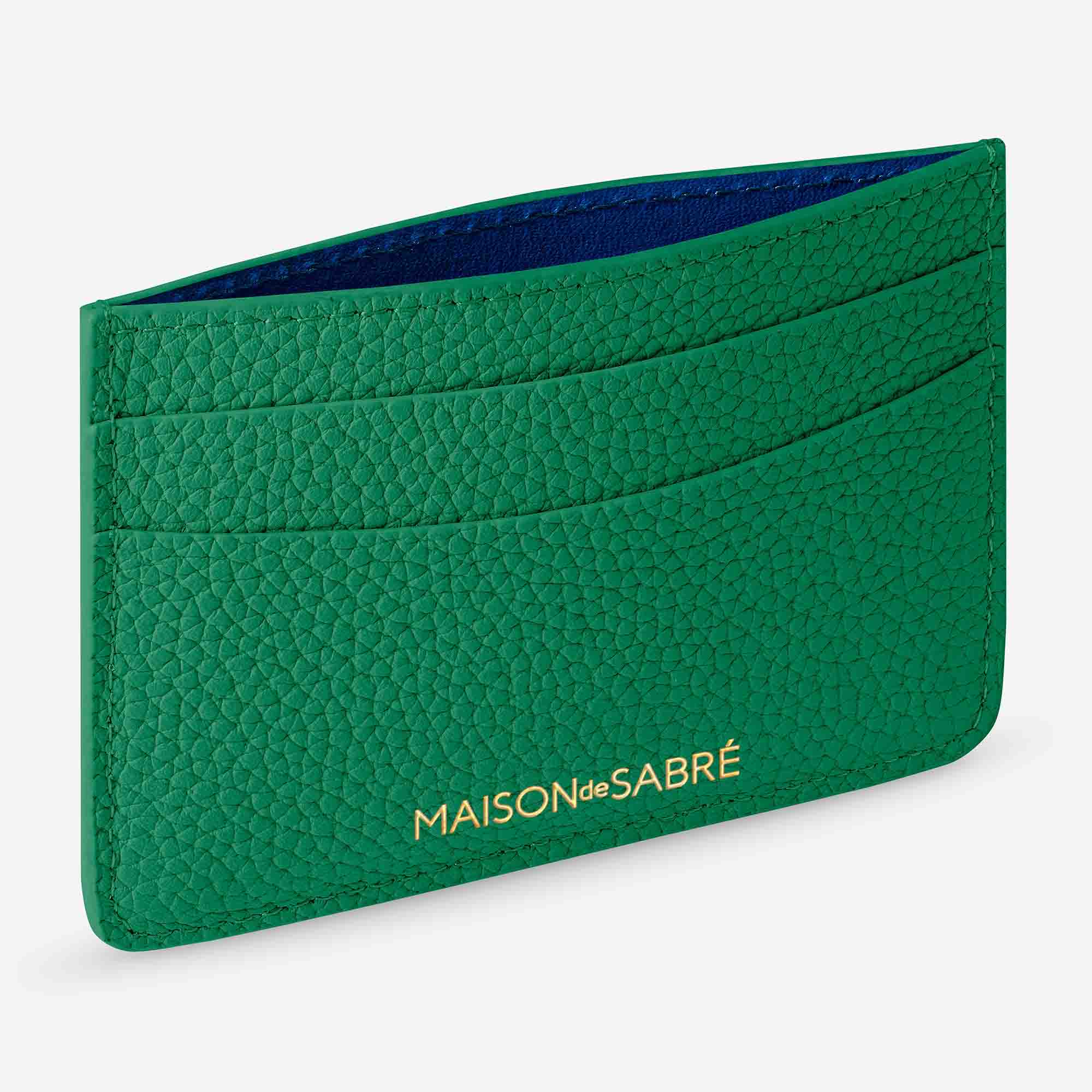カードケース Card Holder エメラルドグリーン | MAISON de SABRÉ
