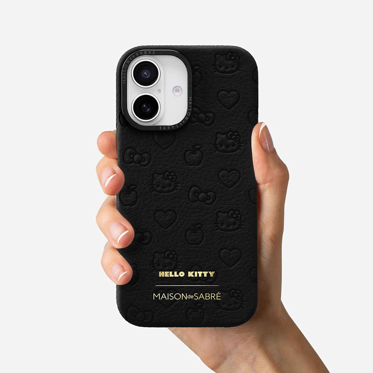 iPhone 16 Case - Black Caviar (Hello Kitty)