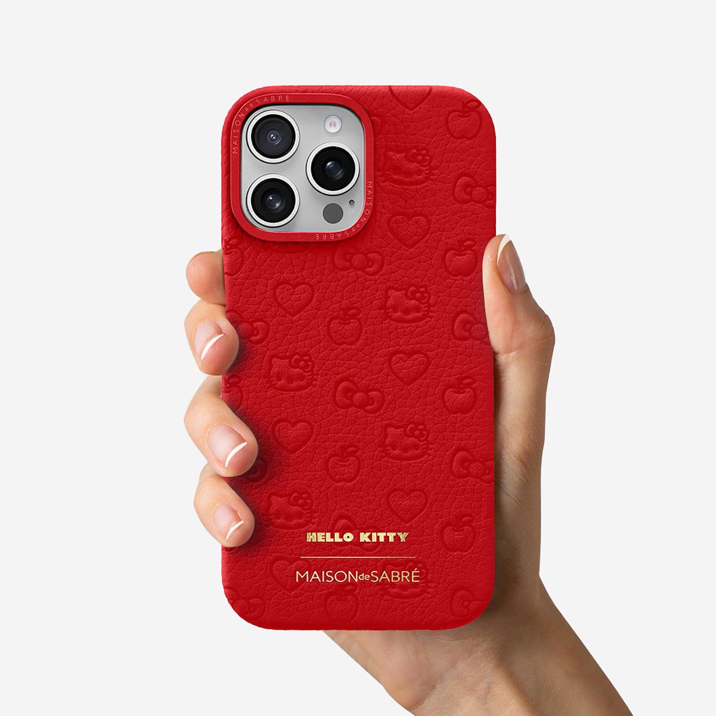 iPhone 16 Pro Max Case - Pomegranate Red (Hello Kitty)