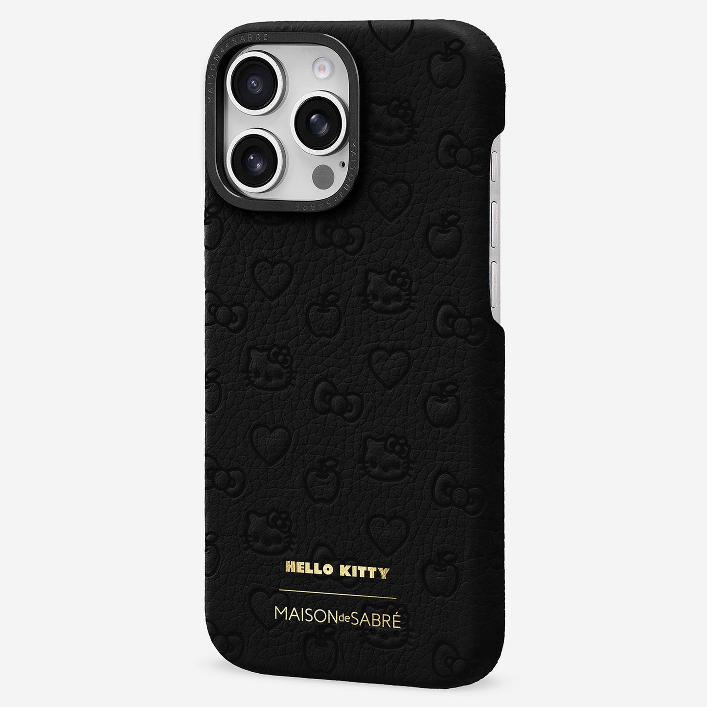 iPhone 16 Pro Case - Black Caviar (Hello Kitty)