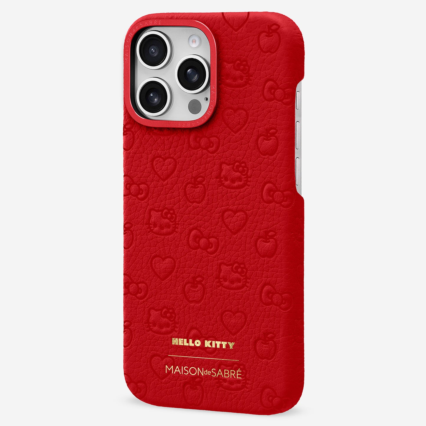 iPhone 16 Pro Case - Pomegranate Red (Hello Kitty)